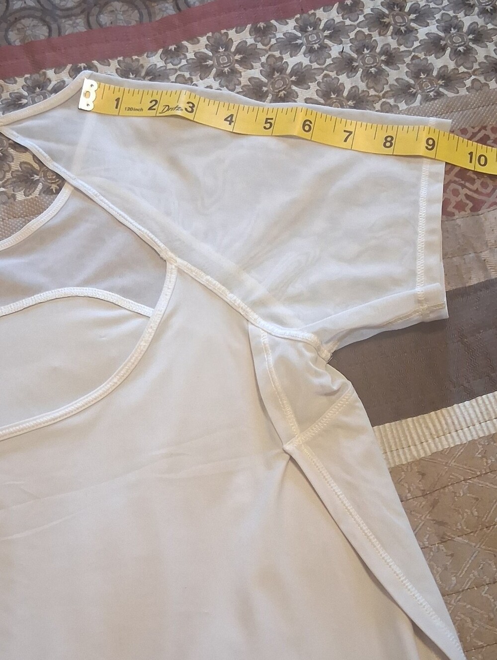 Lululemon Athletica Women Tops Mesh Cut Out Short Sleeve Side Slips Running - Picture 9 of 13